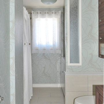 Salle de bain Paons