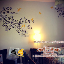Nursery wall decals - branch and birds