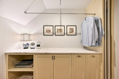 Elegant laundry room photo in Milwaukee