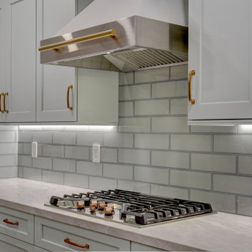 Custom Baby Blue Kitchen in Las Vegas