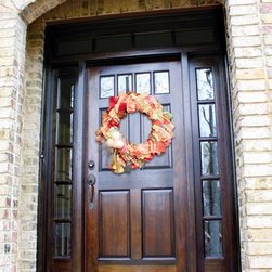 Wreaths on Front Doors - Decorative Accents