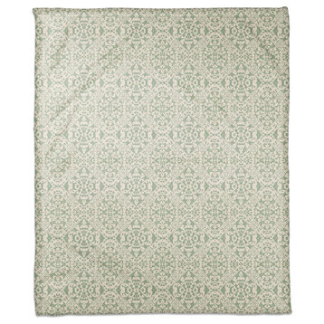 Fall Sage Pattern 50"x60" Throw Blanket