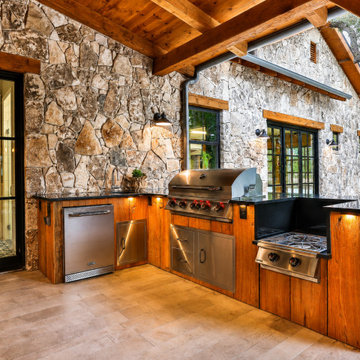 Luxury Timber Pavilion & Outdoor Kitchen