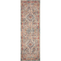 Blue / Fiesta NU-03 Nour Area Rug by Loloi II, 2'7"x8'
