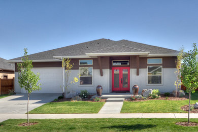Example of a trendy exterior home design in Boise