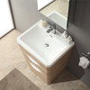Fresca Milano 26" White Oak Modern Bathroom Vanity w/ Medicine Cabinet