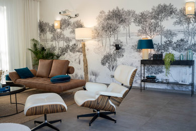 Example of a minimalist living room design in Angers