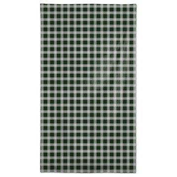 Plaid Hunter Green 58x102 Tablecloth