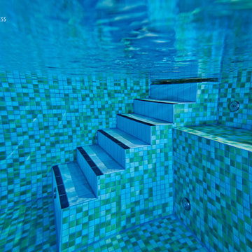 Schwimmbad im historischen Gewölbekeller