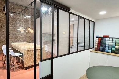 Réalisation d'une véranda design.