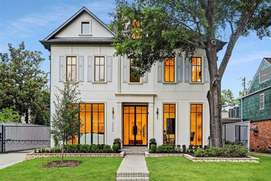 Inspiration for a modern exterior home remodel in Houston