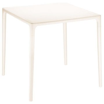 Siesta Mango Square Dining Table Beige 28 inch ISP800-BEI