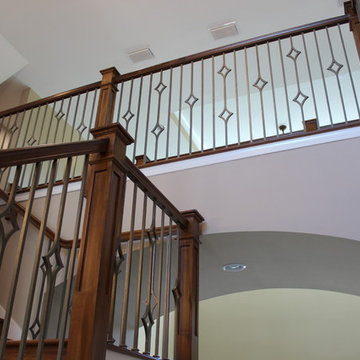 Single & Double Diamond Iron Balusters