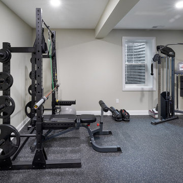 Basement Gym + Sauna