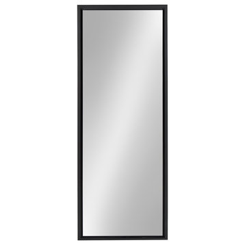 Evans Framed Full Body Wall Panel Mirror, Black