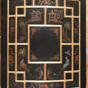 Chinoiserie powder room, based on western XVIII samples