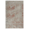 Nourison Rustic Textures 6' x 9' Light Grey/Rust Modern Indoor Area Rug
