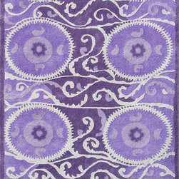 Suzani TileLavander Area Rug - The Rug Market America - Area Rugs