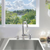 Nantucket Sinks Pro Series Small Single Bowl Zero Radius Drop in Kitchen Sink