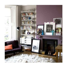 Purple Fireplaces
