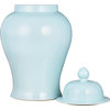 Temple Jar Vase Large Icy Blue Ceramic