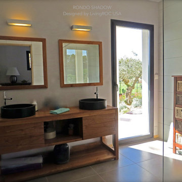 OUR CLIENTS' INSTALLATION WITH OUR TRENDY NATURAL STONE PRODUCTS