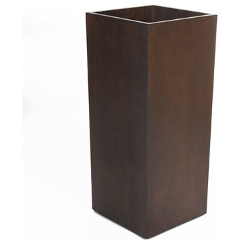 Polly Tall Indoor Planter, Espresso