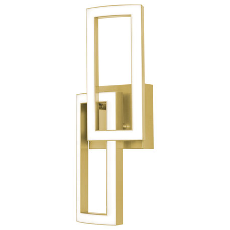 Sia 17'' LED Sconce, Gold