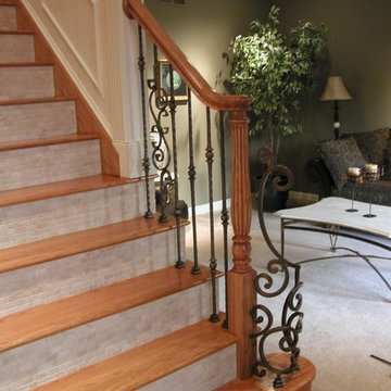 New Rail w/ Tuscan Iron Balusters in Woolwich Twp.