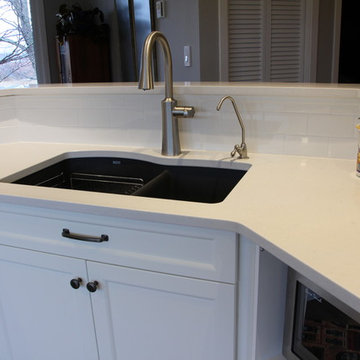 Wonderful White Corner Kitchen