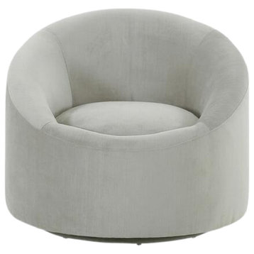 Round Gray Occasional Chair | Andrew Martin Grayson