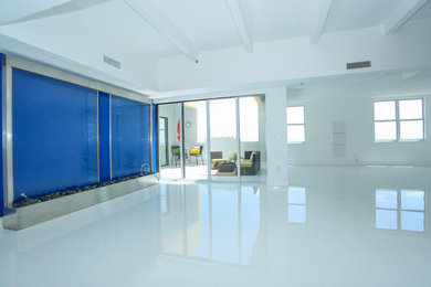 Living room - modern living room idea in Miami