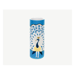 Waylande Gregory Fan Peacock Vase - Vases
