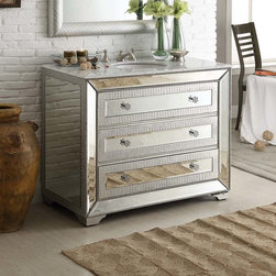 Mirrored Bathroom Vanities - Bathroom Vanities And Sink Consoles