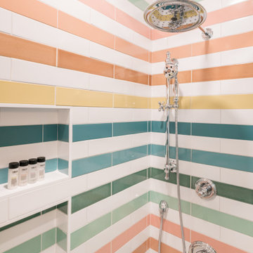 Rainbow Tile Bathroom