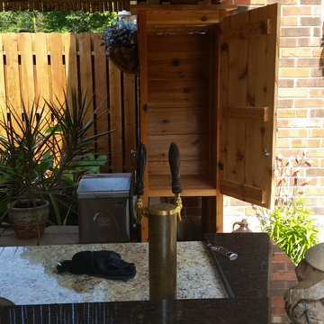 Custom Tiki Bar Cabinet