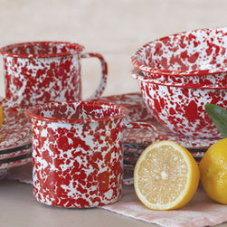 Red Enamelware - Ditch The Plastic - Products
