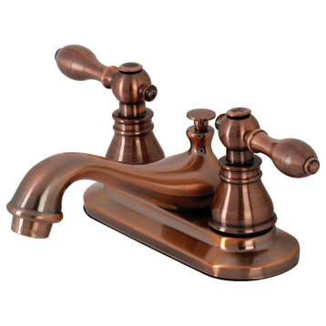 KB606ACL American Classic 4" Centerset Bathroom Faucet, Antique Copper