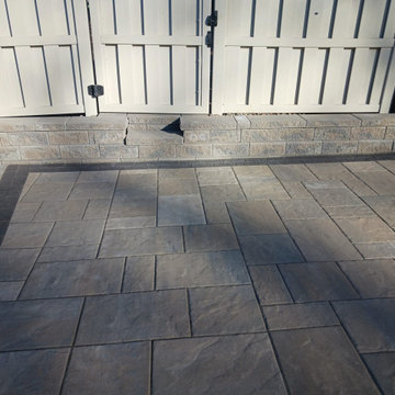 Stone Paver Patio Project