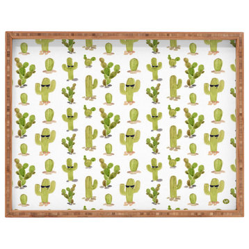 Wonder Forest Cool Cacti Rectangular Tray, 18"x14"