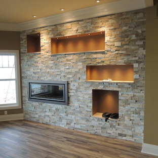 Ideas para sótanos | Diseños de sótanos de estilo americano extra grandes