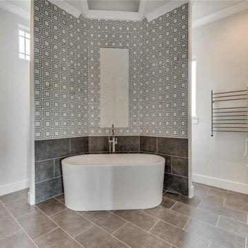 Recreate Patterned Surfaces, Bathroom Renovation in Los Altos, CA