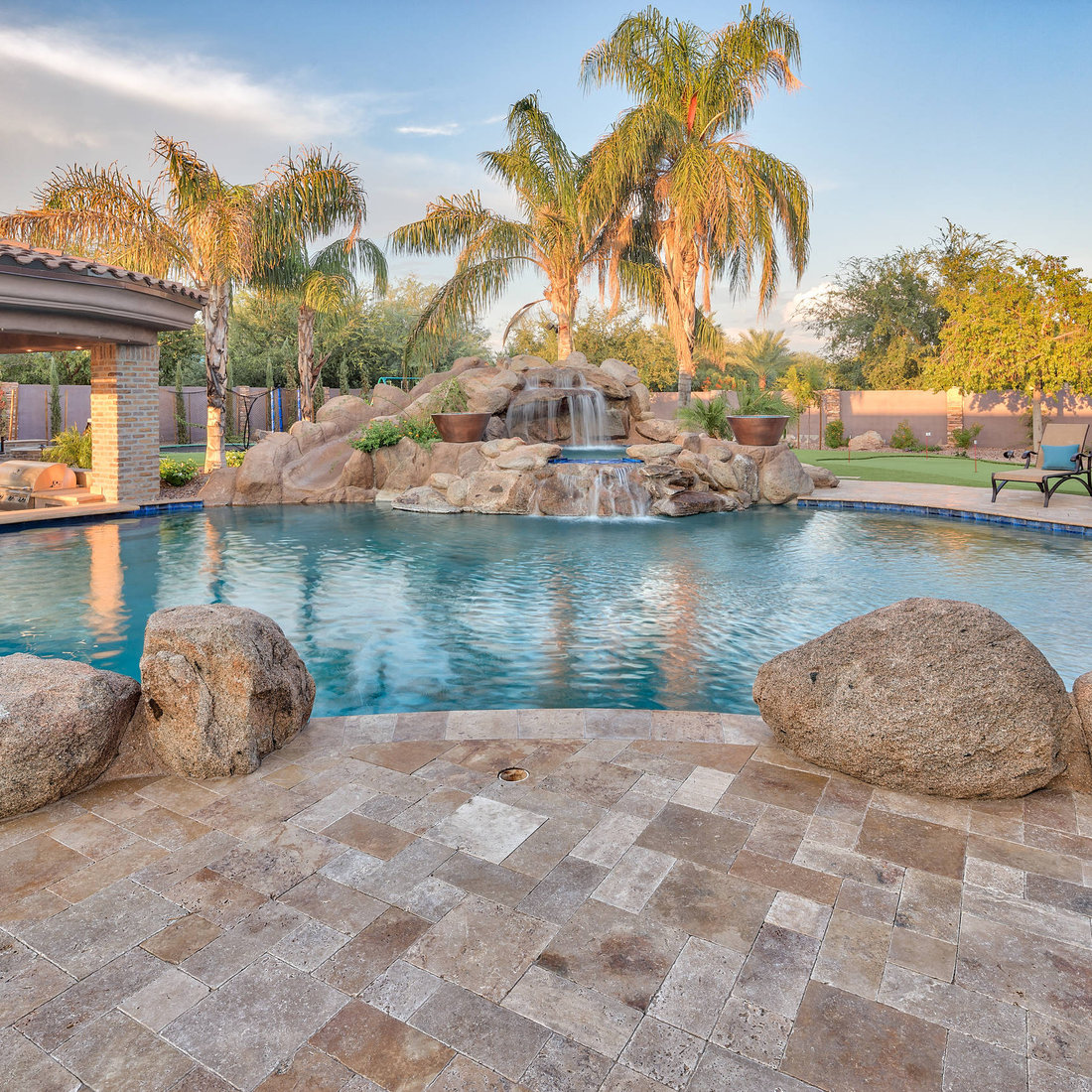 Beautiful Mesa, Arizona Backyard