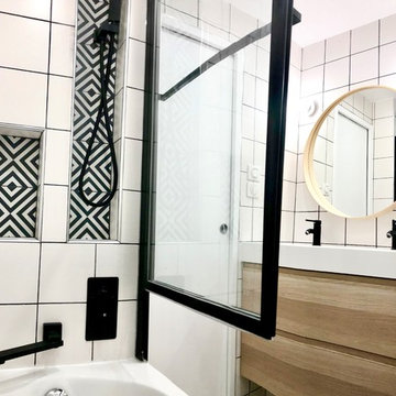 Vue de la baignoire