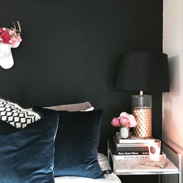 White Faux Taxidermy | Bedroom