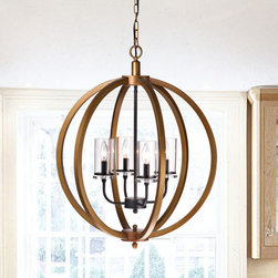 4-Light Chandelier - Chandeliers