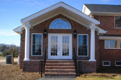 Example of an exterior home design in Other