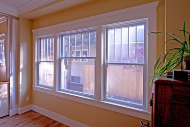 Arts and crafts home design photo in Boise