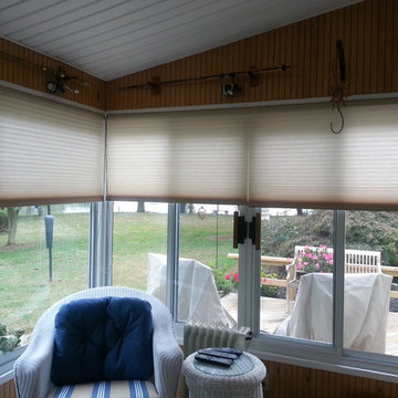 Honeycomb shades by Delmarva Blinds