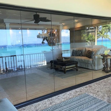 Haiku, Maui Premier Frameless Folding Doors